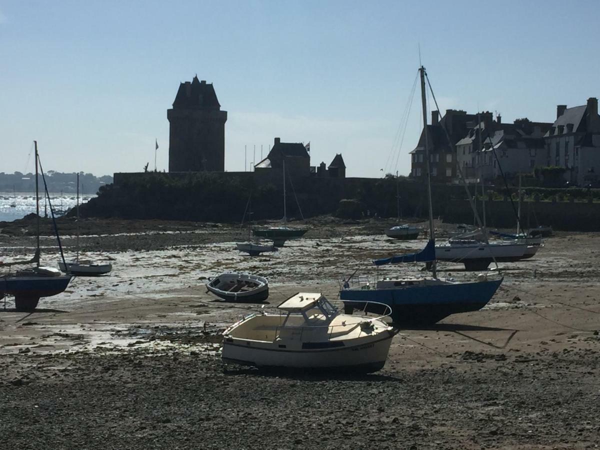 Studio Bord de Plage des Bas Sablons Saint Malo Exterior foto